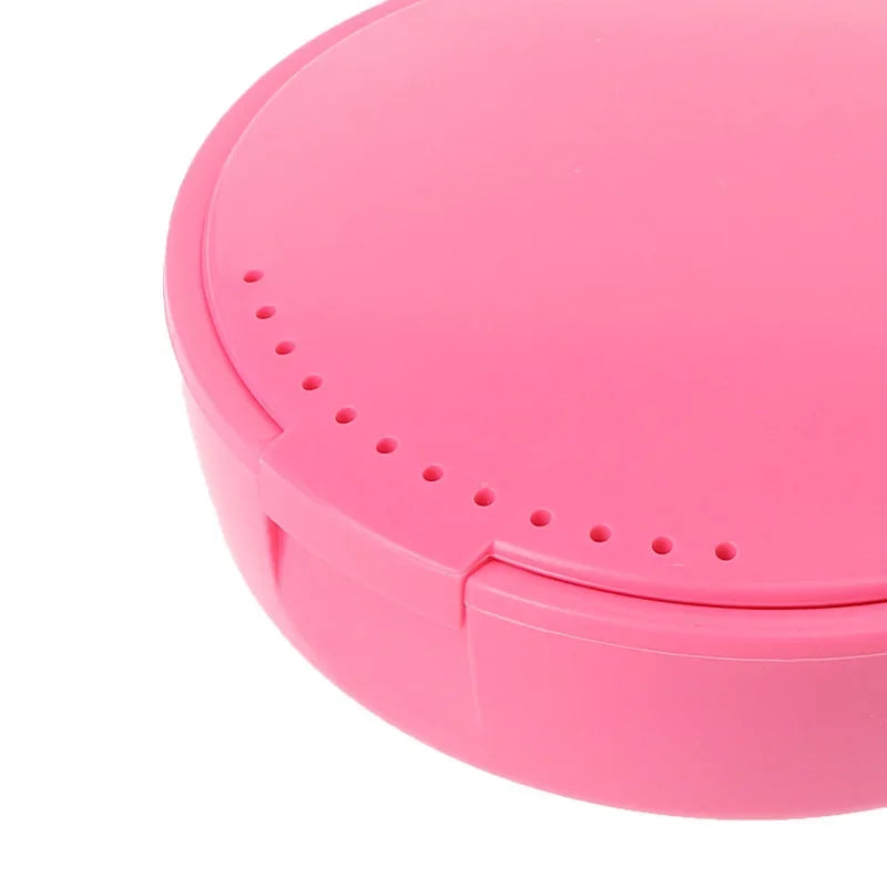 Travel Dental Retainer Case with Mirror – Magnetic Storage Box Dental Retainer Case Peaceful Pleasures Health and Wellness