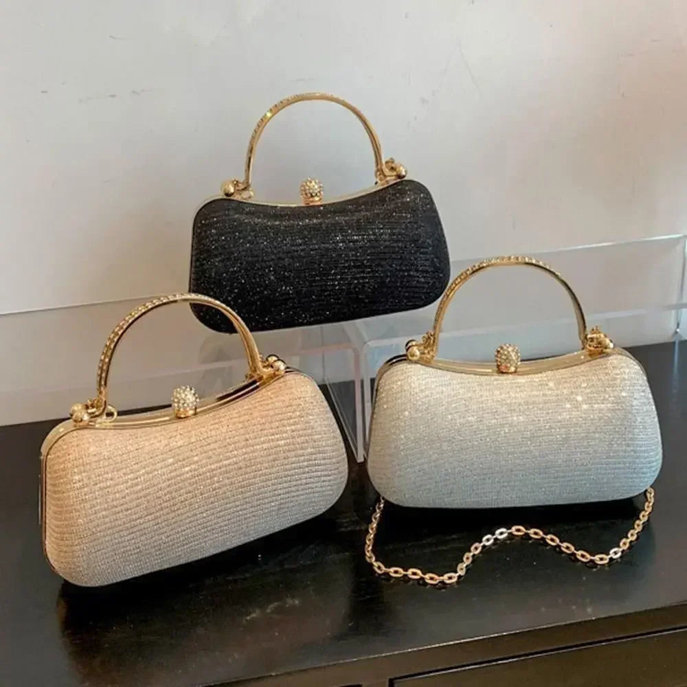 Rhinestone Beaded Egg Clutch – Women's Evening Bag & Handbag