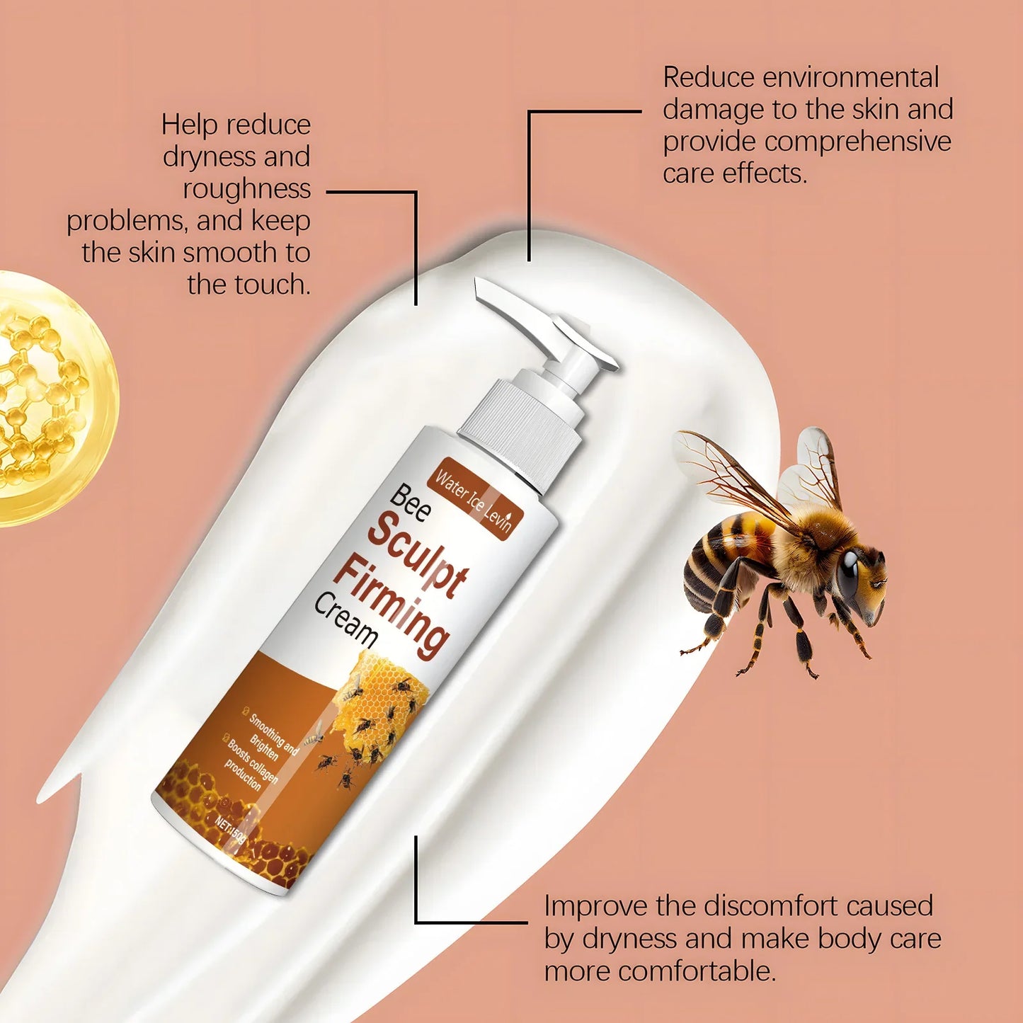 Bee Sculpt Firming Cream – Collagen Body Moisturizer for Women