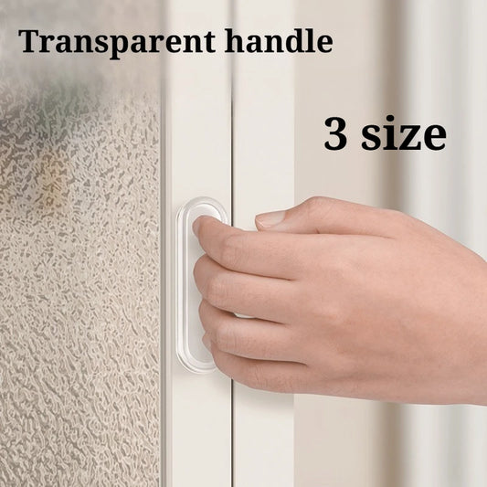Self-Adhesive Transparent Pull Knob – No-Drill Cabinet Handle Cabinet Pull Knob Peaceful Pleasures Health and Wellness