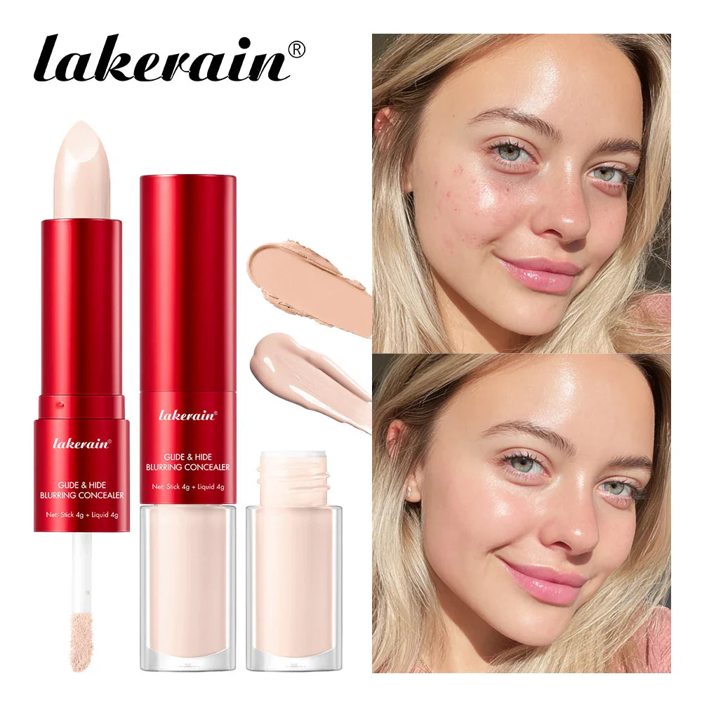2-in-1 Blurring Concealer & Foundation – Full Coverage, Waterproof