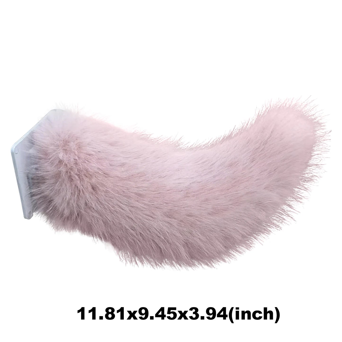 Cute Fuzzy Wagging Moving Tail Rechargeable Car Exterior Decoration Charm with Remote Control for Auto Trunk Bumpe Peaceful Pleasures Health and Wellness