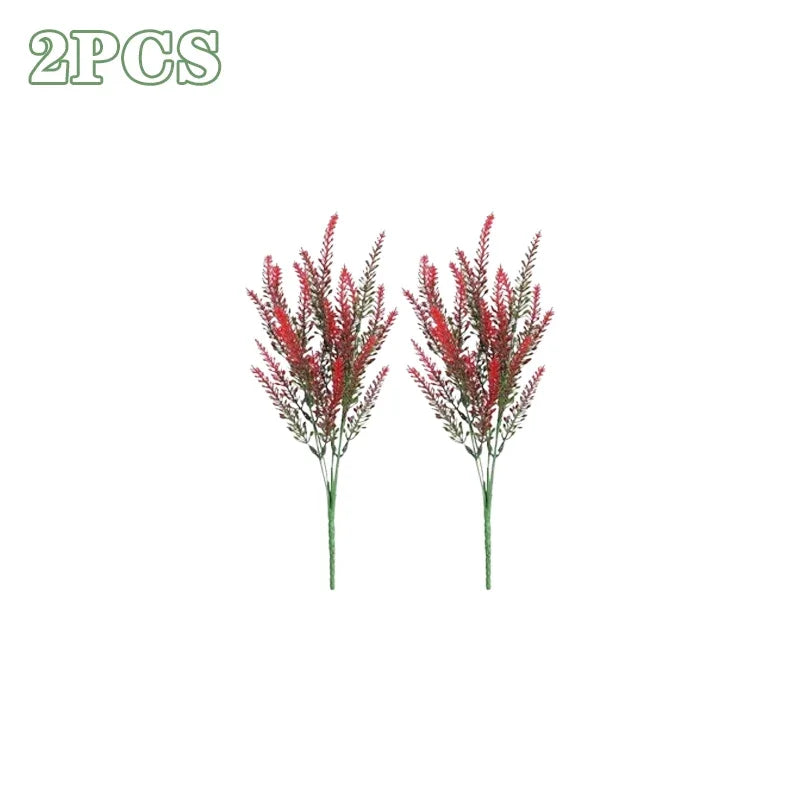 UV Resistant Lavender Artificial Flowers | Outdoor Garden Decor