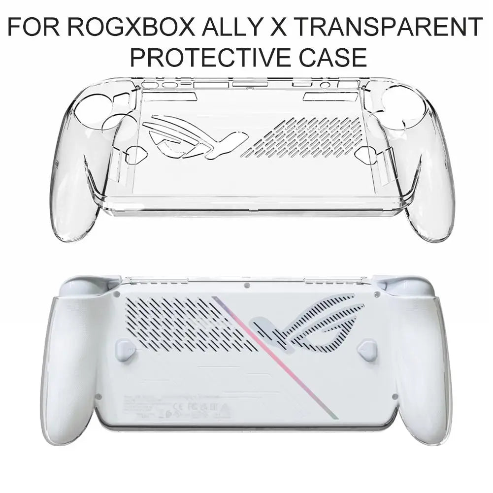 2025 Transparent Handheld Game Console Case Soft Anti Slip Protective Cover Shockproof Ergonomic Host Shell For ROG Xbox Ally X Peaceful Pleasures Health and Wellness