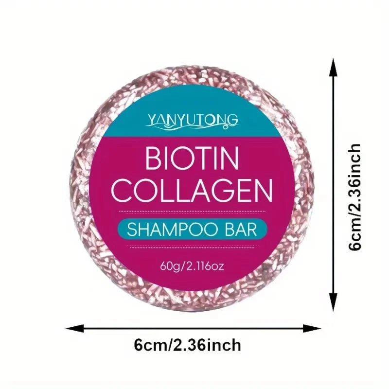 Biotin & Collagen Hair Soap Bar – Deep Cleansing & Moisturizing