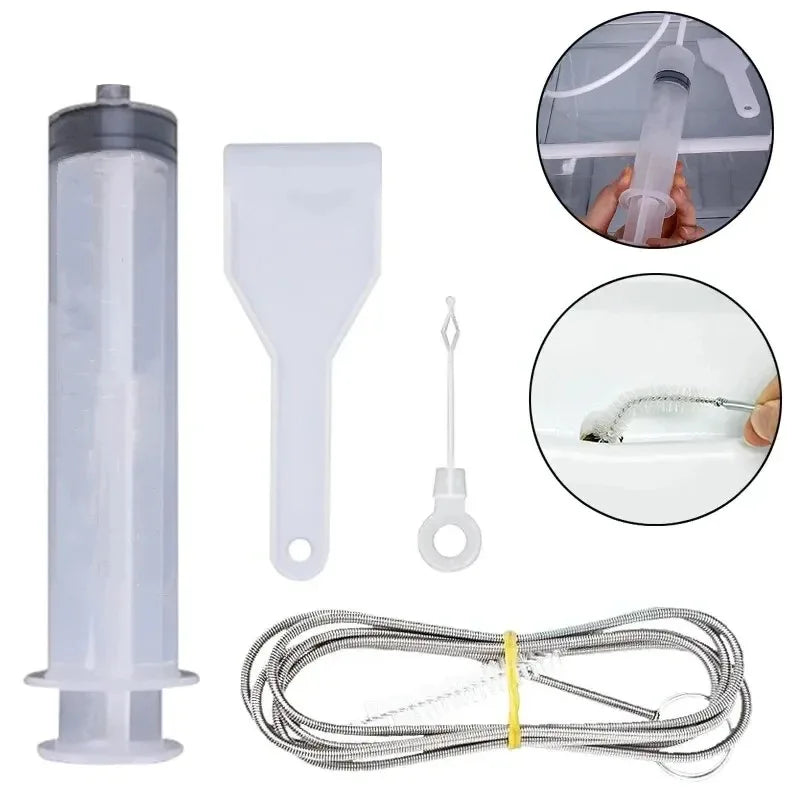 Refrigerator Drain Hole Cleaning Kit – 5/6 Pcs Brush Set