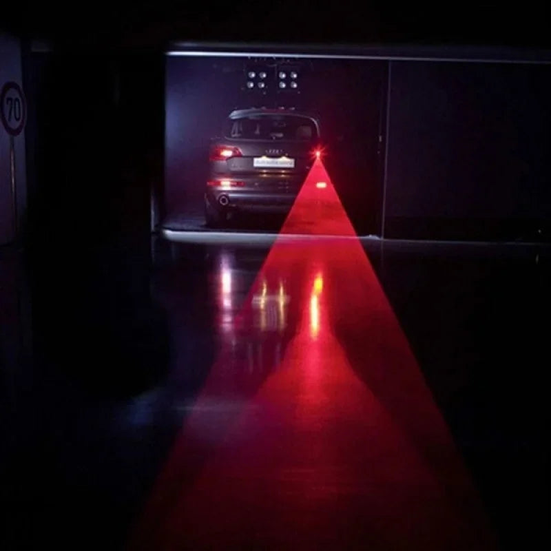 Auto LED Laser Fog Light Car Anti-Collision Tail Brake Warning Lamp Cool Rear End Tail Light Vehicle Safety Warning System Peaceful Pleasures Health and Wellness