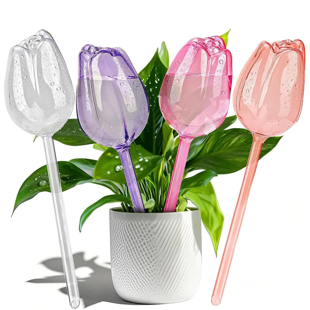 Tulip Self-Watering Planter Inserts – Automatic Plant Watering Devices for Indoor & Outdoor Use