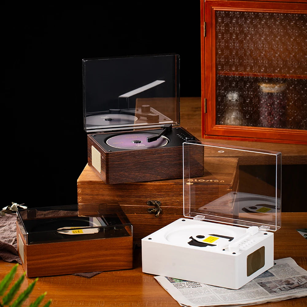 VODOOL Retro Portable CD Player | Bluetooth 5.0, USB & AUX