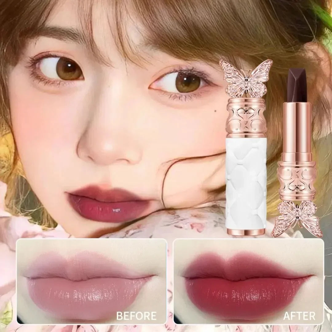 OCHEAL 3-in-1 Velvet Matte Lipstick | Butterfly Shape, Long Lasting