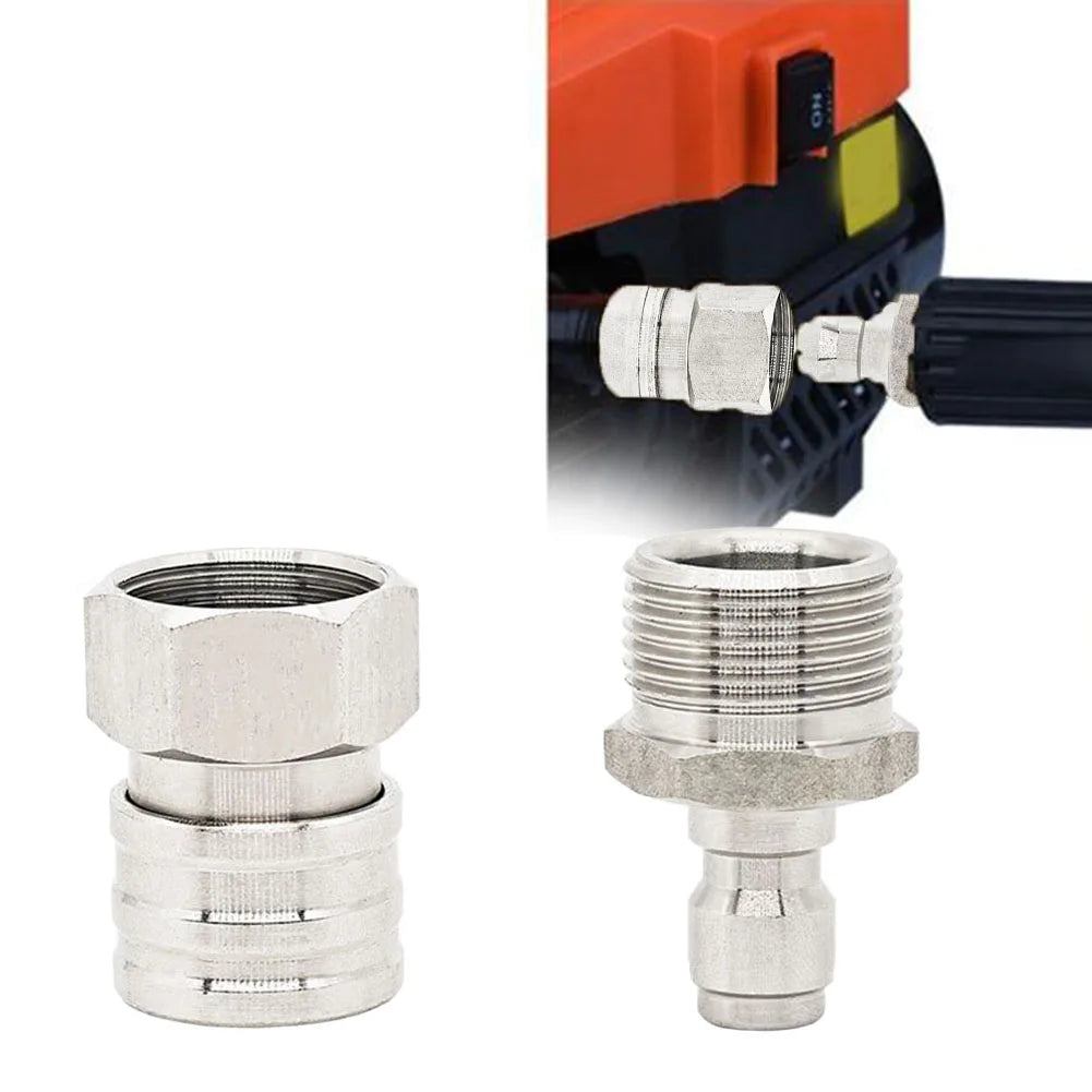Stainless Steel Pressure Washer Quick Connector Leak-proof Fitting