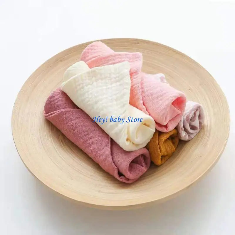 5-Pack Baby Soft Cotton Washcloths | Infant Face & Hand Towels