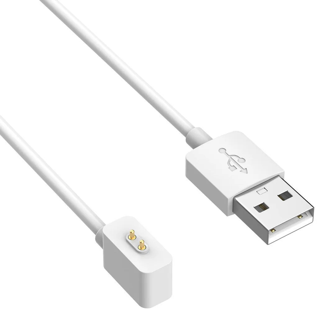 Magnetic Chargering For Xiaomi Smart Band 10/8/9/8 Active Redmi Watch 5/5Acitve/3 Active/Watch 4 Universal USB Charging Cable Peaceful Pleasures Health and Wellness White 60CM