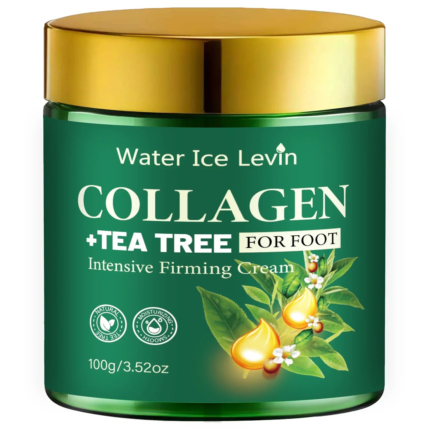 Intensive Foot Cream – Collagen & Tea Tree Moisturizing Firming