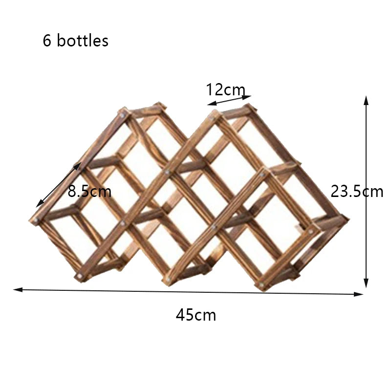 Assembled Wooden Wine Rack & Bottle Display Stand – Freestanding Kitchen, Bar & Home Wine Storage Organizer