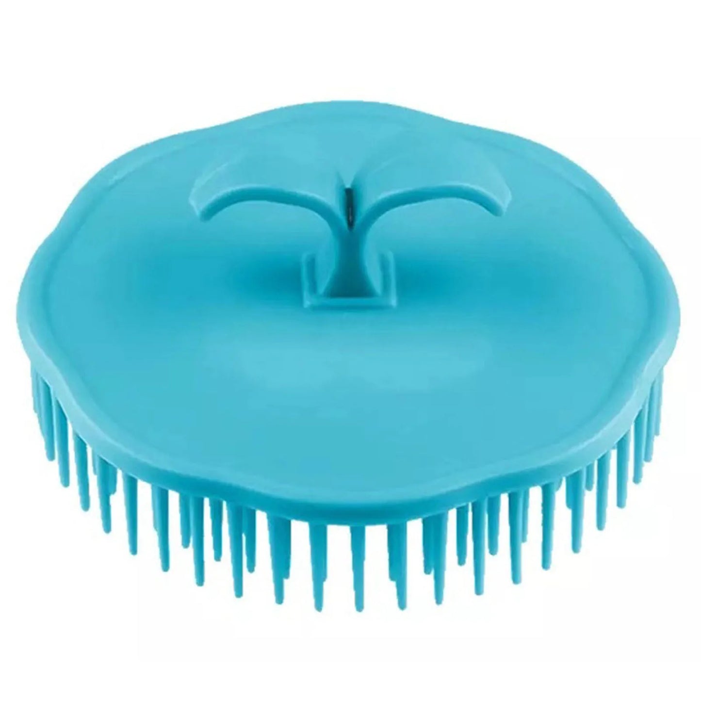 Silicone Shampoo Brush Head Scalp Massage Comb Hair Washing Comb Body Massage Brush Bath Shower Brush Salon Hairdressing Tool Peaceful Pleasures Health and Wellness SKY BLUE