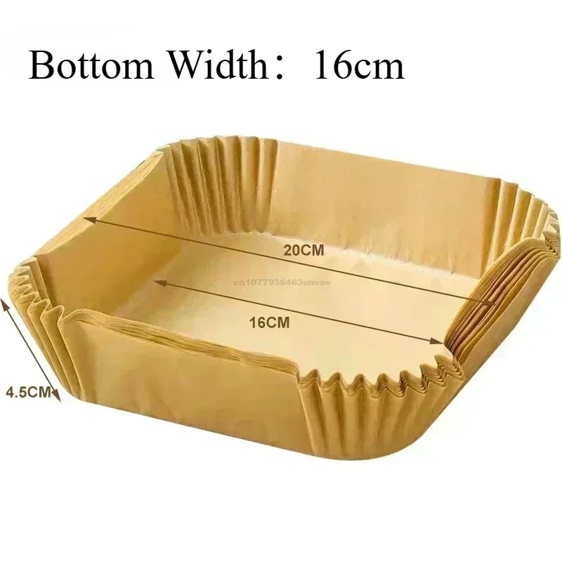 Disposable Air Fryer Liner Paper – Non-Stick Baking Sheets