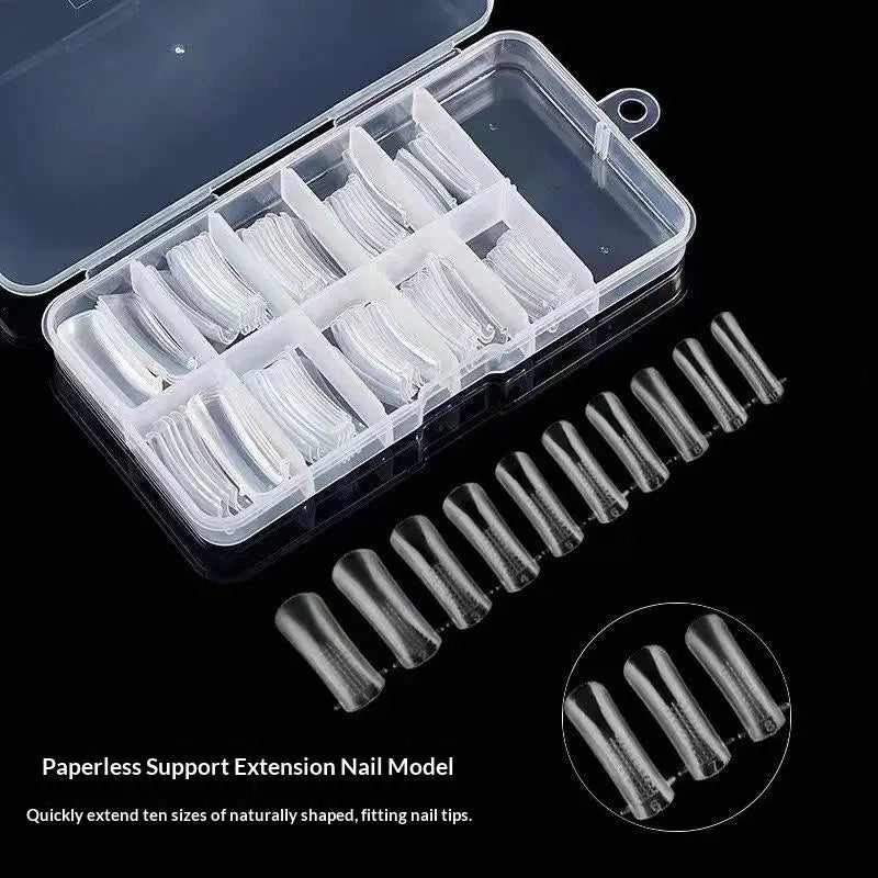240pcs Sandwich Nail Forms 15 Size Oval Extension Dual Form No Paper Forms Needed For Easy Nail Extensions Peaceful Pleasures Health and Wellness one size A2