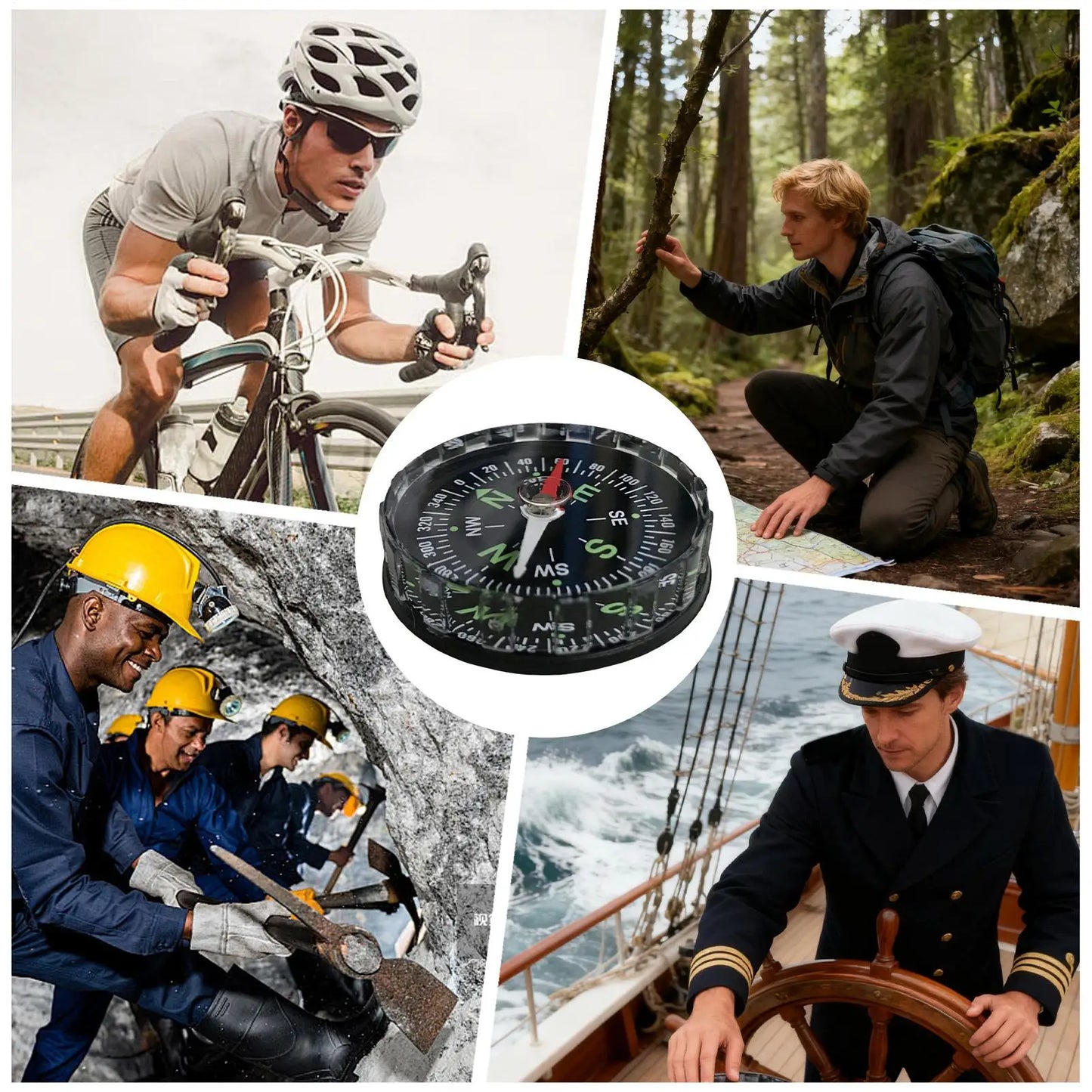 Waterproof Portable Hiking Compass | Camping & Outdoor Tool