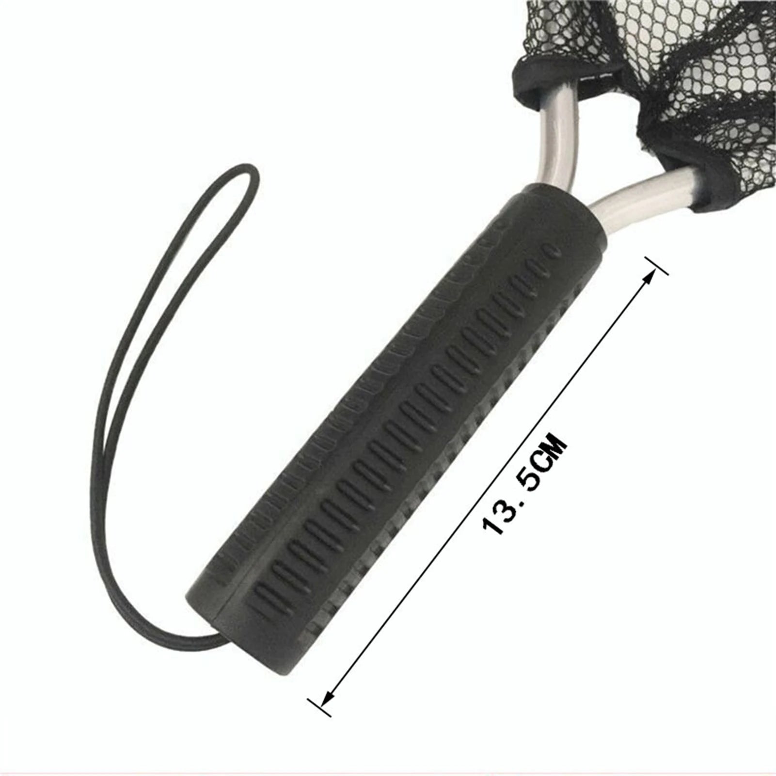 Hot Sale Fishing Accessories Fly Fishing Goods Landing Net with Corrosion Resistant Handle Knotless Mesh Gift for Friends Family Peaceful Pleasures Health and Wellness