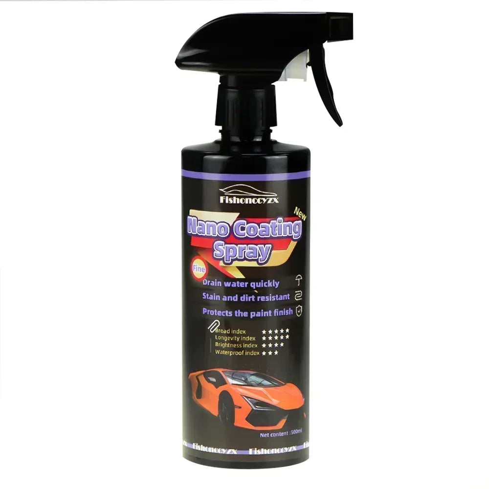 Ceramics for Cars 10H Coating Polish Nano Glass Plated Crystal Liquid Hydrophobic Coating Waterproof Film Car Polishing Peaceful Pleasures Health and Wellness 500ml