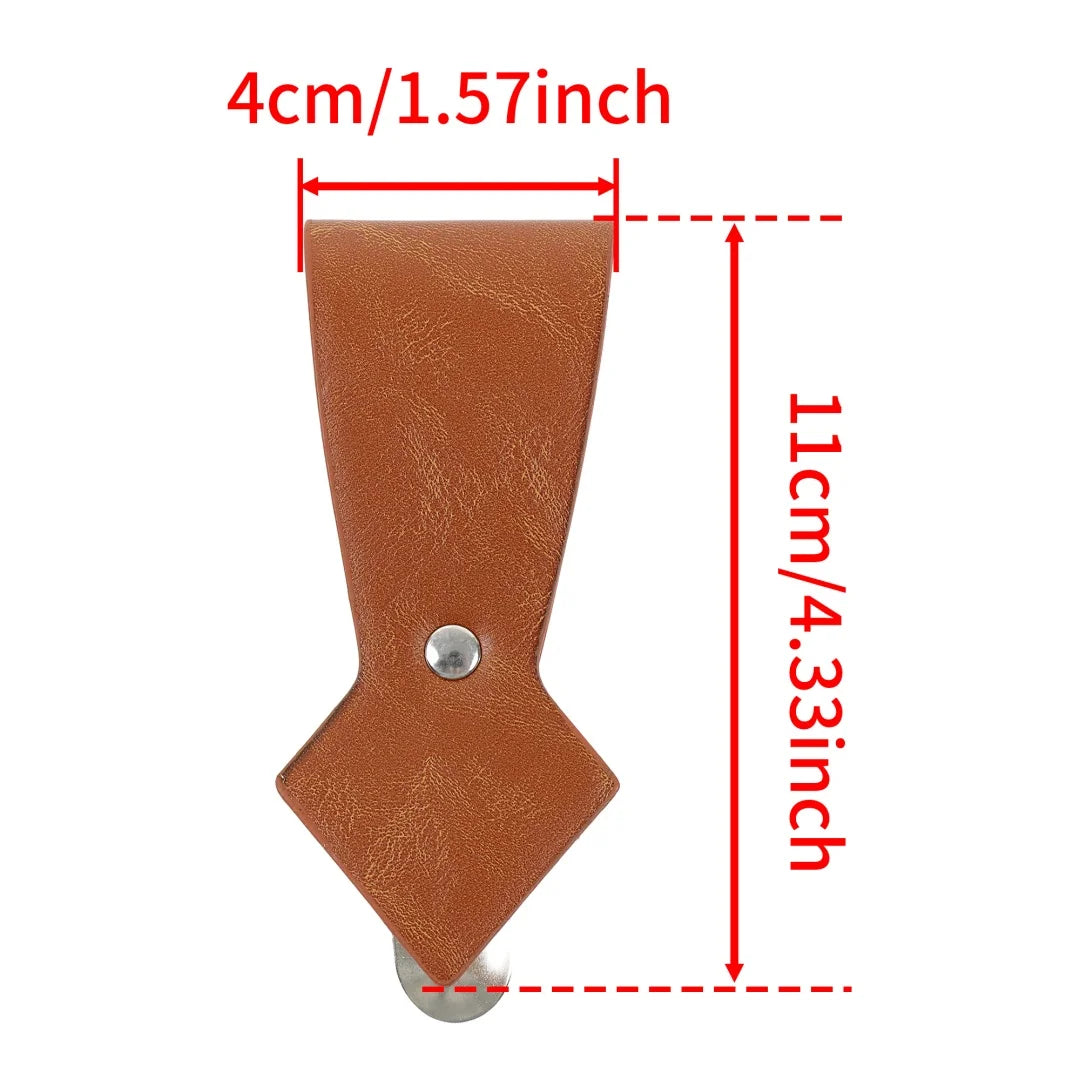UYEE Belt Vintage Rhombus Leather Waist Accessory Skirt Lift Clip