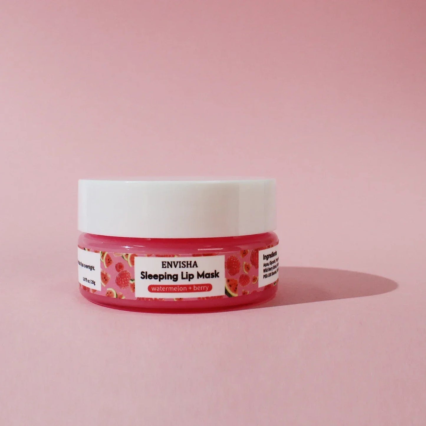 ENVISHA Peach Lip Sleep Mask – Overnight Moisturizing & Line-Fading 20g
