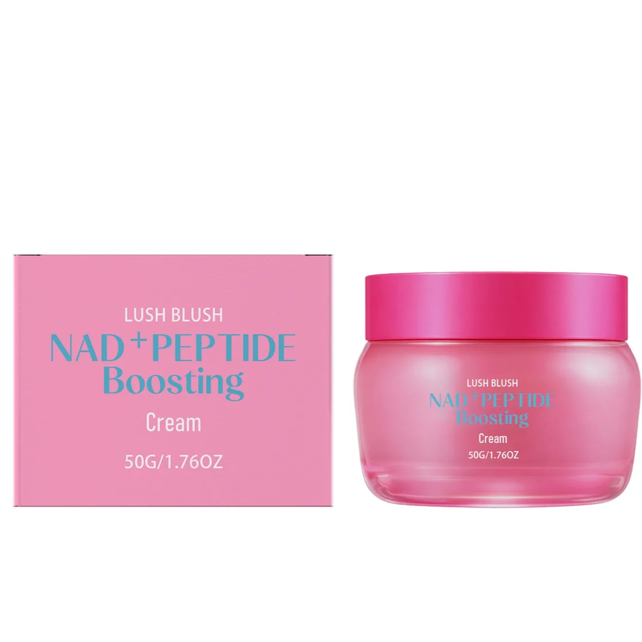 NAD+ Peptide Anti-Wrinkle Lifting Cream Peaceful Pleasures Health and Wellness 50g Boxed