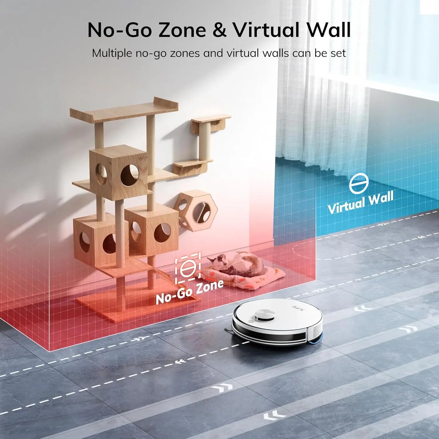 Self-Emptying Robot Vacuum & Mop – LiDAR, 5000Pa, WiFi & Alexa Robot Vacuum Peaceful Pleasures Health and Wellness