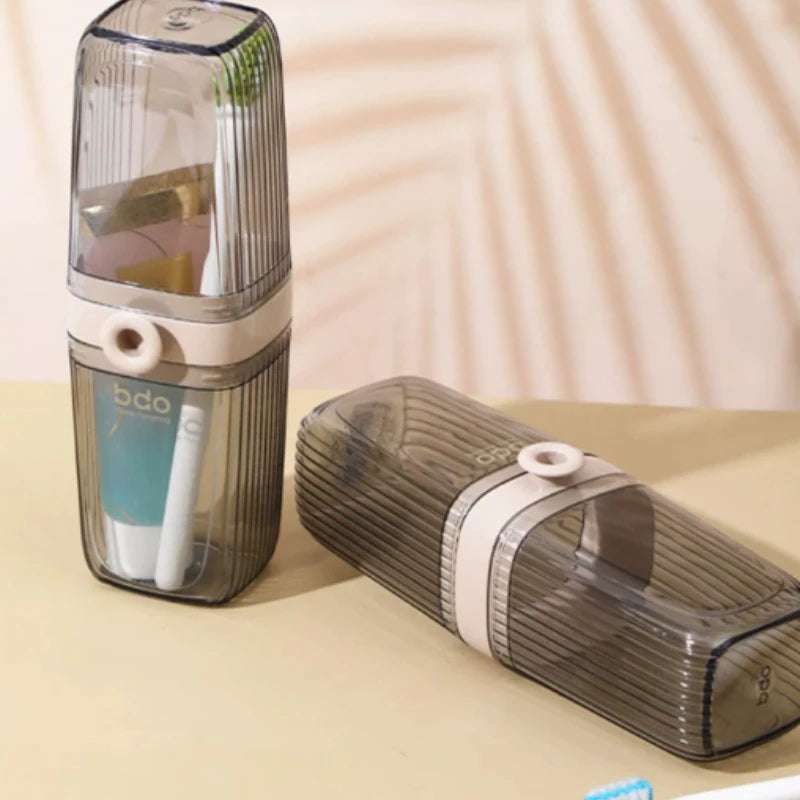 Portable Soap Holder Toothbrush Case Durable Plastic Travel Essentials, Easy-Clean Gym & Bathroom Accessories Peaceful Pleasures Health and Wellness