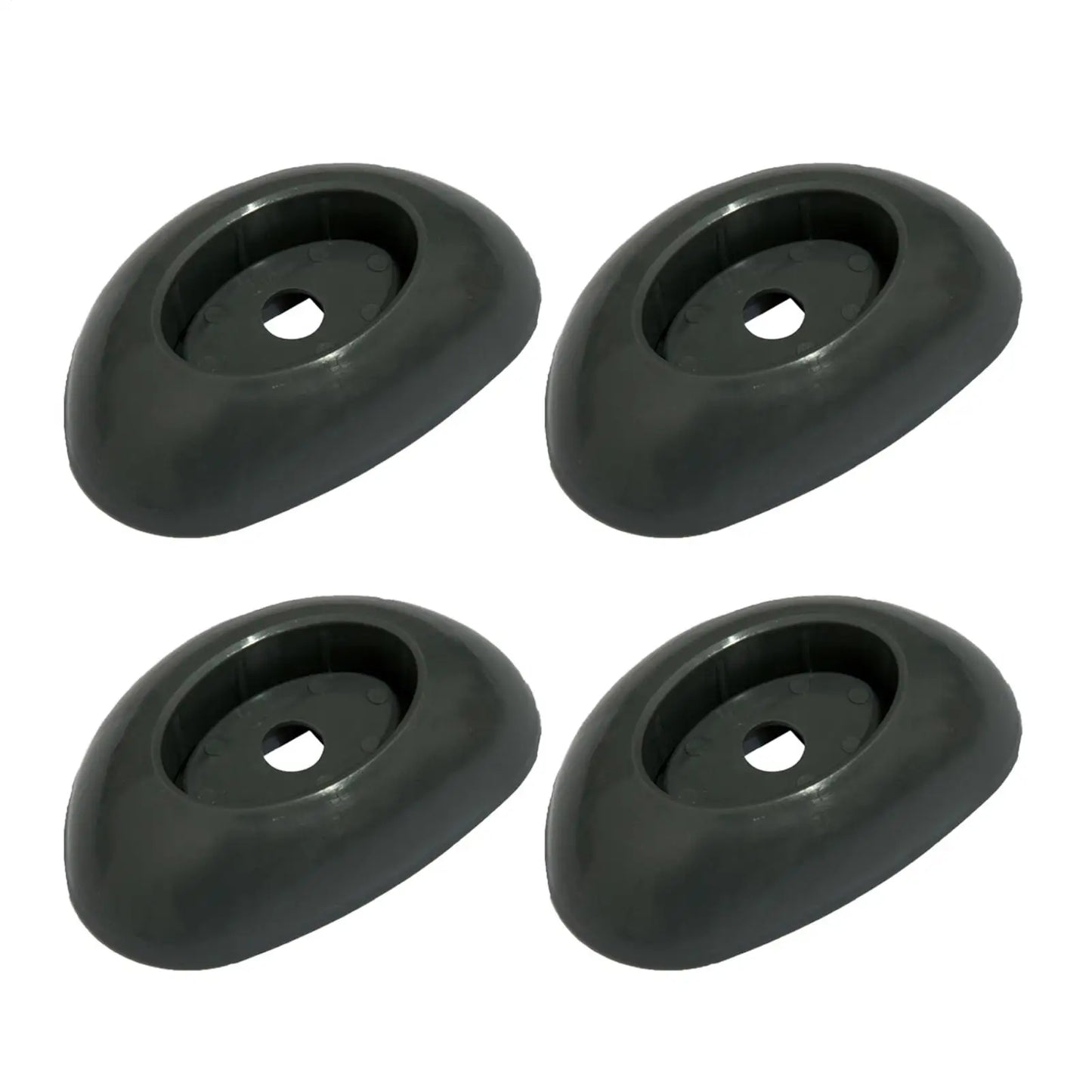 4-Pack Pool Stand Base Plastic Feet for Above-Ground Pool Frames Pool Leg End Caps Peaceful Pleasures Health and Wellness