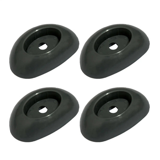 4-Pack Pool Stand Base Plastic Feet for Above-Ground Pool Frames Pool Leg End Caps Peaceful Pleasures Health and Wellness
