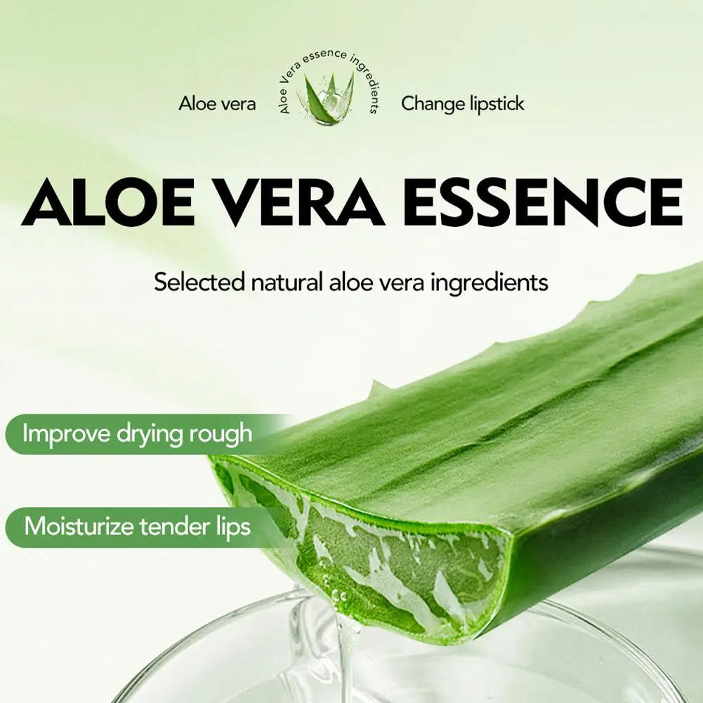 Color Changing Tinted Lip Balm Lipstick Aloe Vera Lipstick Moisturizing Long Lasting Lipsticks Lip Balm Peaceful Pleasures Health and Wellness