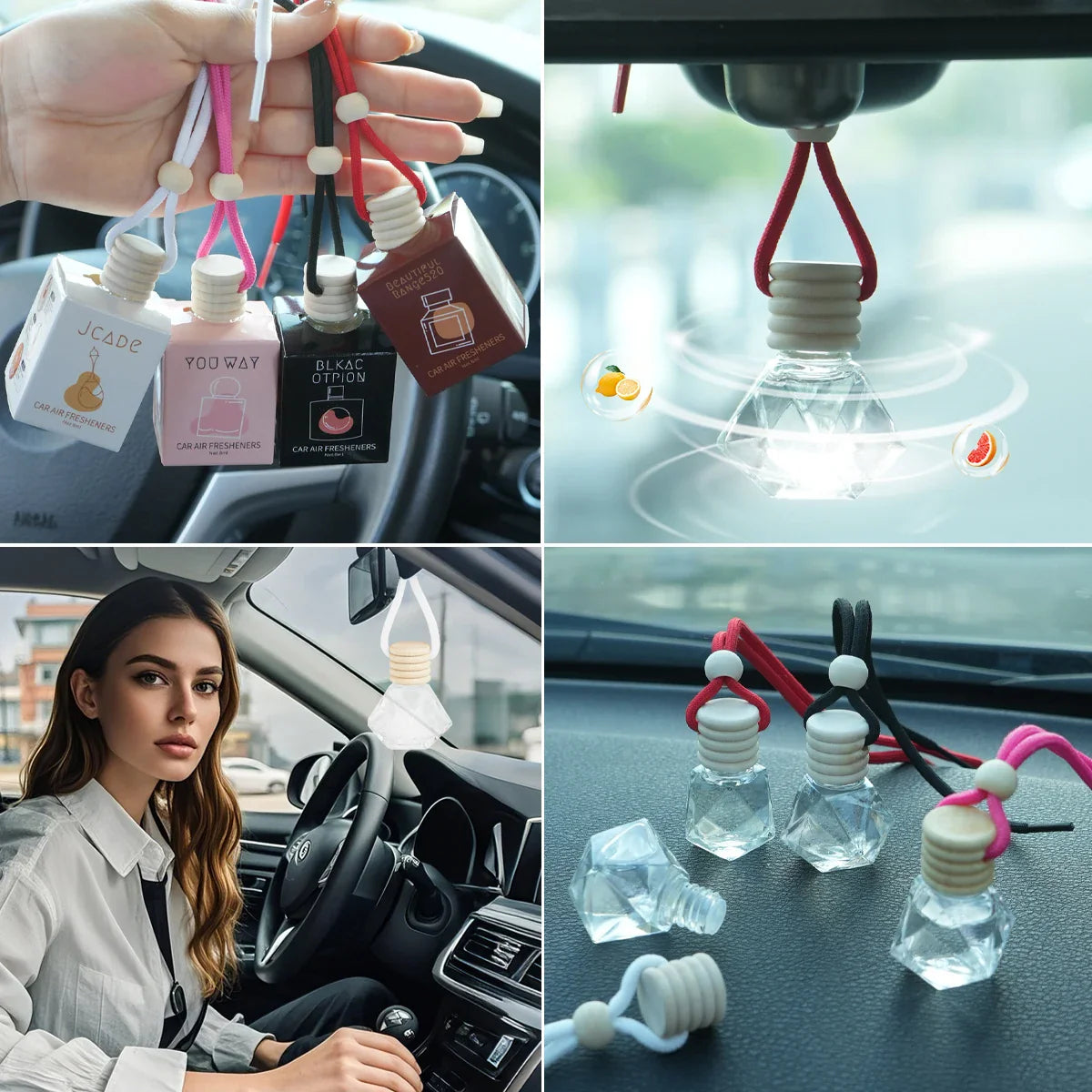 FORMBO Hanging Rope Car Air Freshener – Lasting Scent