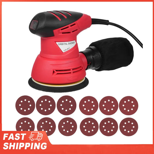 240W 2 0A 12000 RPM Circular Sander High-performance Woodworking Dust Peaceful Pleasures Health and Wellness