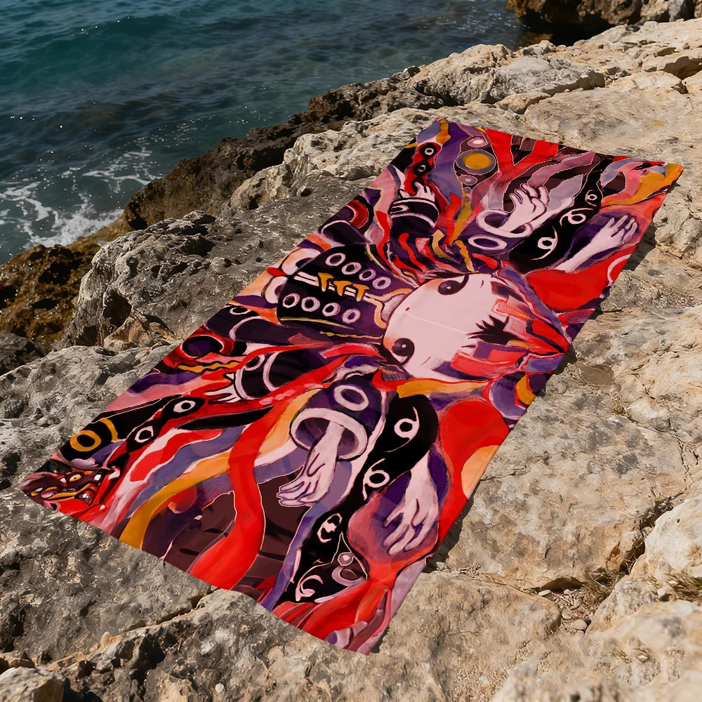 Quick Dry Beach Towel – Soft, Lightweight & Absorbent | 11 Sizes Quick Dry Towel Peaceful Pleasures Health and Wellness