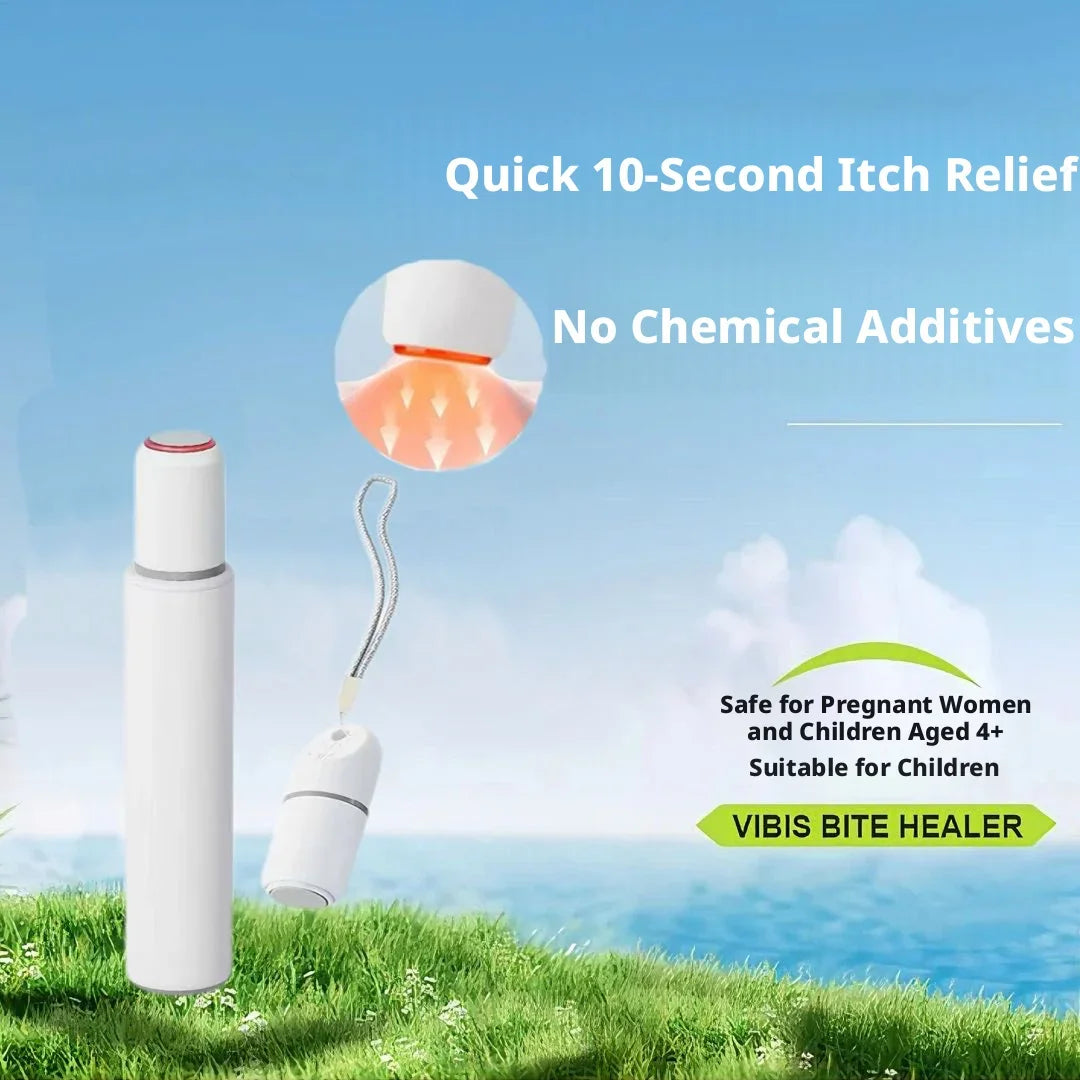 Electric Insect Bite Relief Pen Heat Therapy Itch Relief Device Portable Mosquito Bite Soothing Pen for Kids Adults Outdoor Use Peaceful Pleasures Health and Wellness