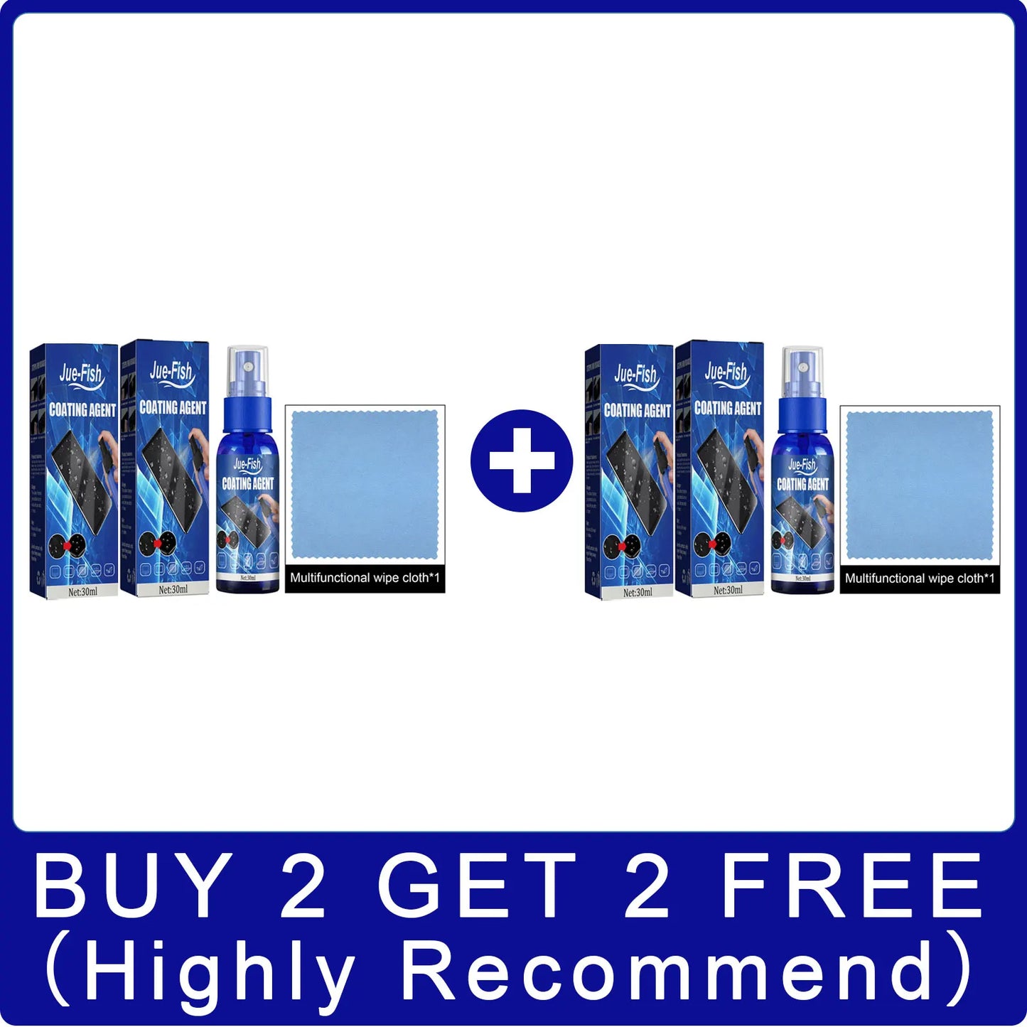 Jue-Fish Liquid Screen Protector Spray | Hydrophobic Coating