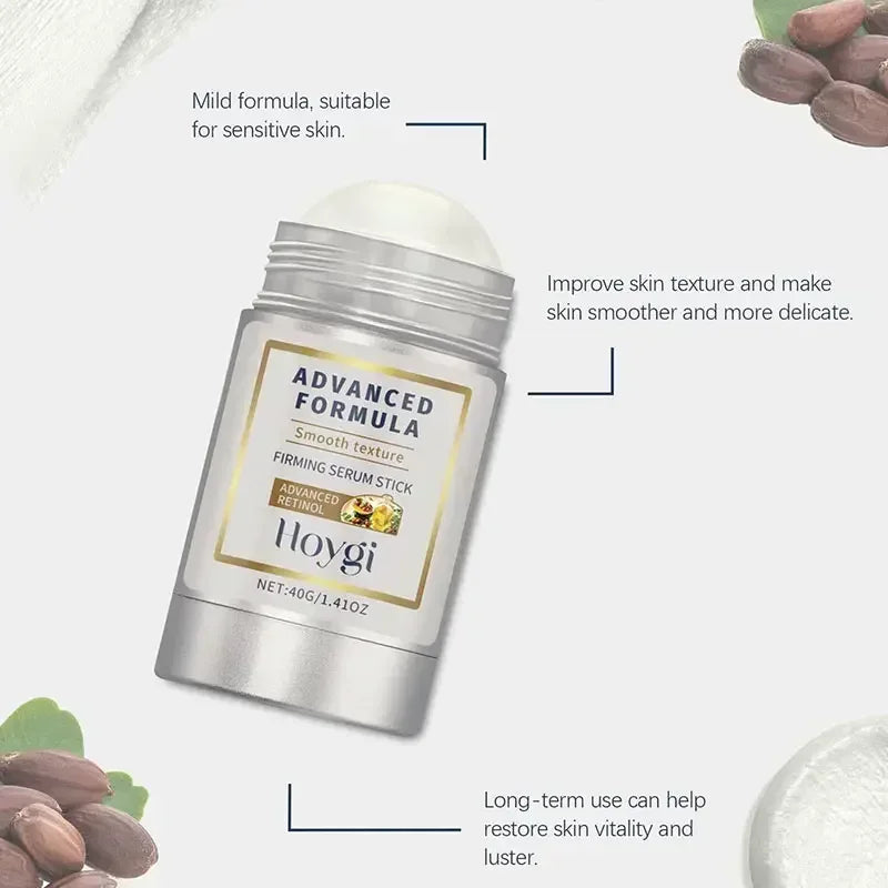Retinol Hyaluronic Acid Stick Anti Wrinkle Tighten Pores Firming Lifting Plump Skin 24H Moisturizing Anti Aging Korean Care Balm Peaceful Pleasures Health and Wellness