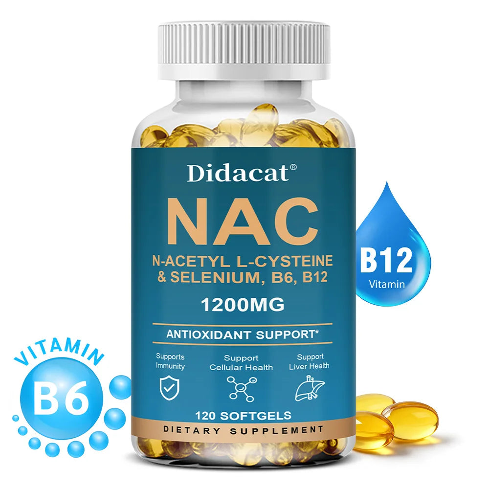 NAC Capsules 120ct | Antioxidant, Detox & Lung Support