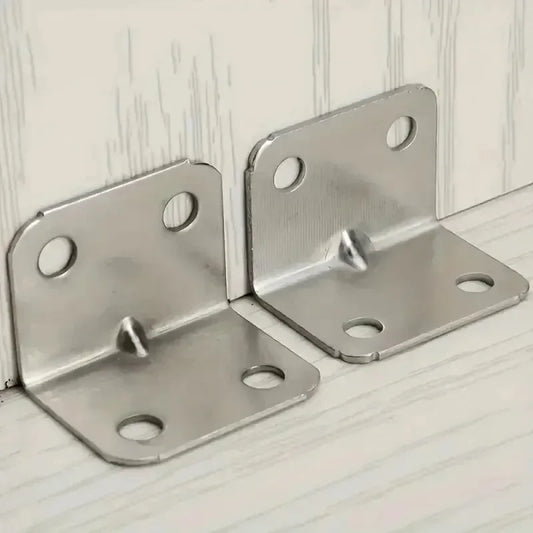 Iron Corner Brackets for Shelves & Furniture – 10/20 Pack Corner Brackets Peaceful Pleasures Health and Wellness