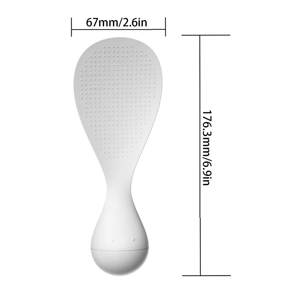 Rice Spoon Non-Stick Tumblers Rice Spoon Food Grade Pp Household Serving Spoon For Kitchen Use Dustproof Can Stand Up Spoon Peaceful Pleasures Health and Wellness