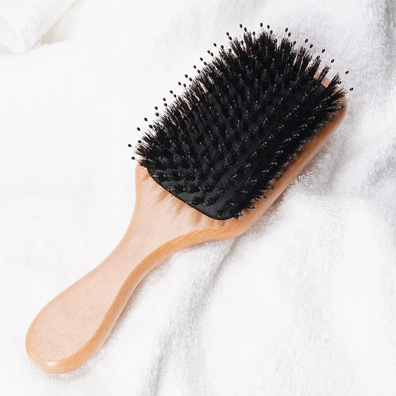 Air Cushion Massage Comb & Anti-Static Detangling Hairbrush Set
