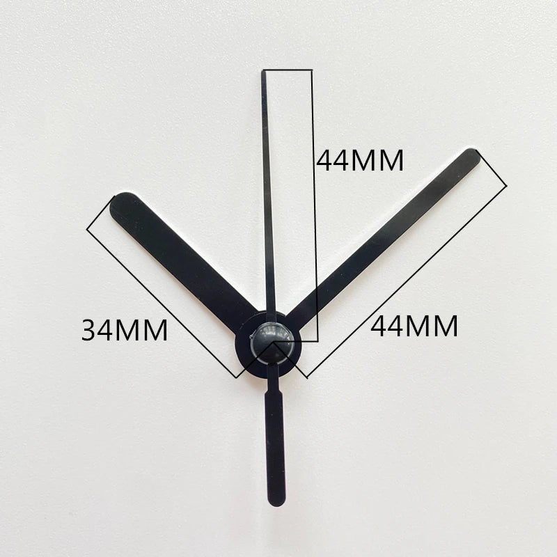 Mute DIY Wall Clock Movement Mechanism with Clock Hands Silent Kit Battery Operated Watch Repair Parts Replacement Set Peaceful Pleasures Health and Wellness