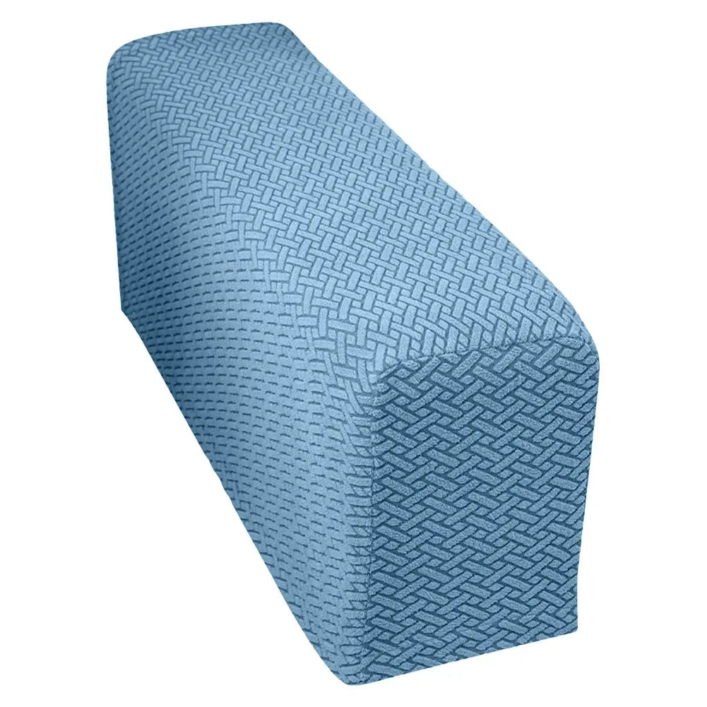 Sofa Arm Covers – Washable Checkered Armrest Slipcovers with Anti-Slip Pins | Set of 2 Peaceful Pleasures Health and Wellness Blue United States