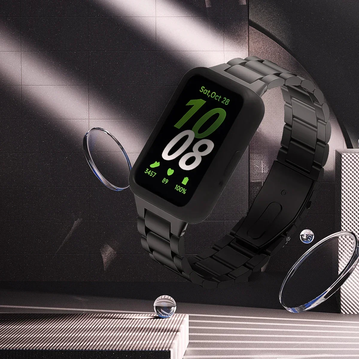 Soft Silicone Case for Samsung Galaxy Fit 3 Watch Candy Color Full Coverage Protective Cover for Galaxy Watch Fit 3 Accessories Peaceful Pleasures Health and Wellness