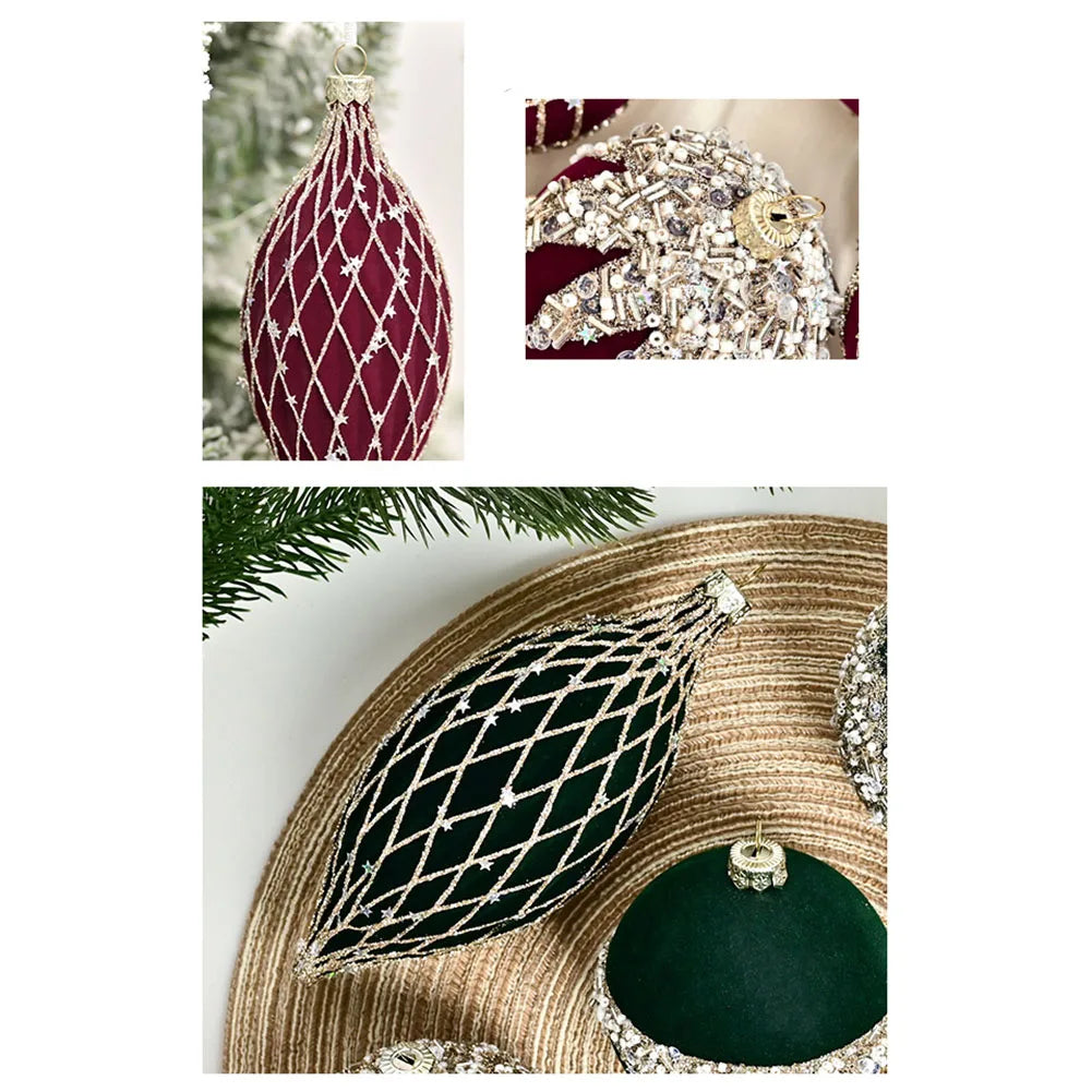 Christmas Ball Ornaments Set of 10 – 8cm PVC Holiday Decor