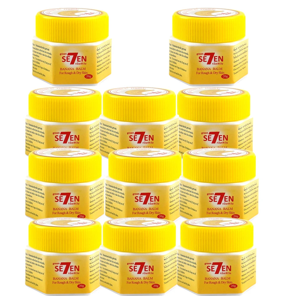 Ultra Moisturizing & Cracked Heel Care With Banana Extract For Dry, Rough Feet Overnight Renewal 20g/bottle Peaceful Pleasures Health and Wellness 10pcs 20g