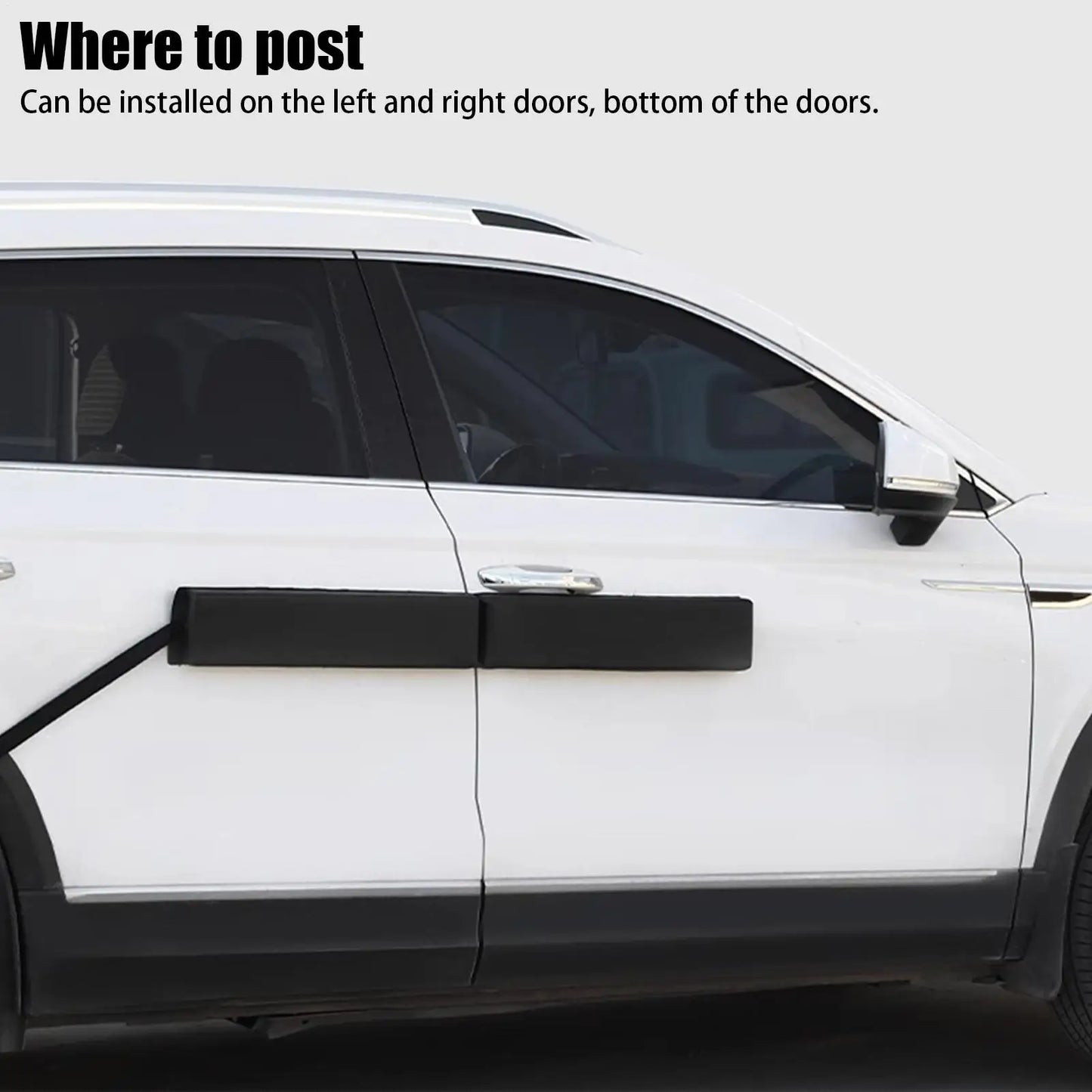 Magnetic Folding Car Door Edge Guard – Anti-Scratch Protector