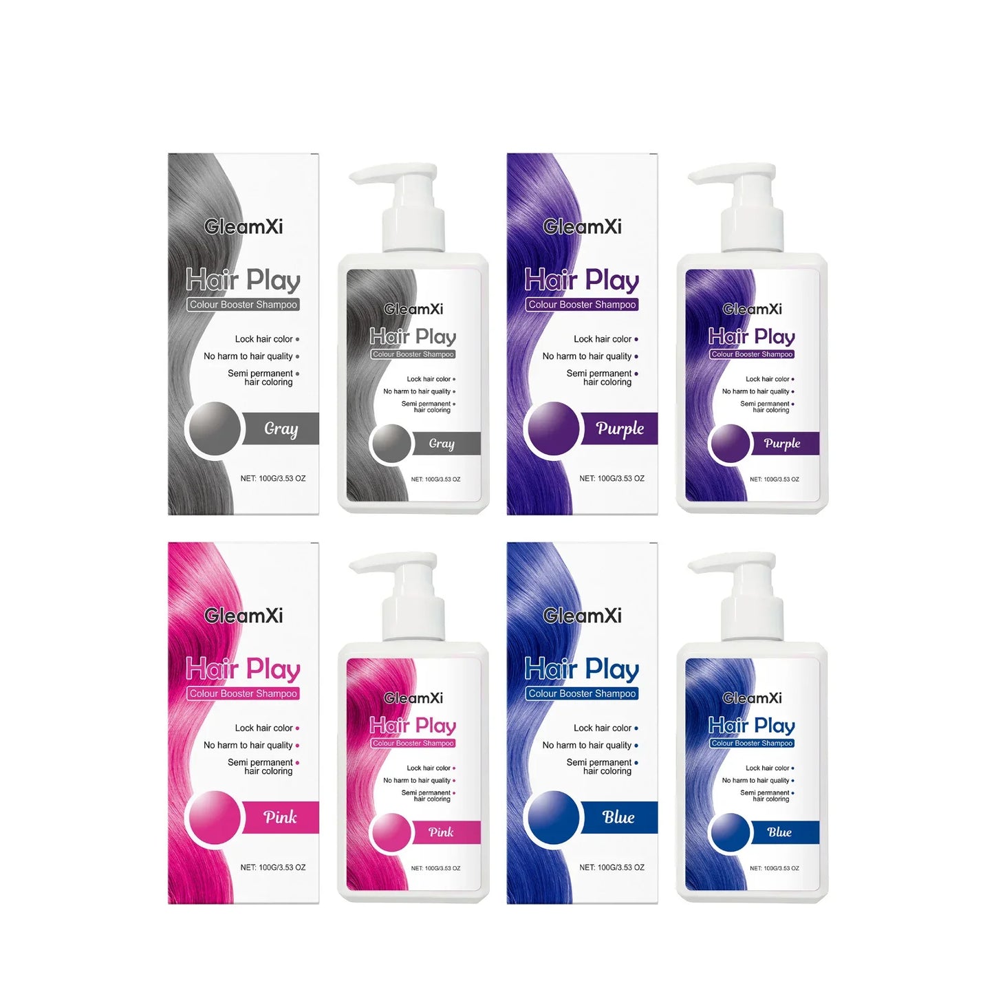 Gleamxi Color-Fixing Shampoo – Tones, Nourishes & Protects Dyed Hair